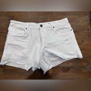 Kut White jean shorts